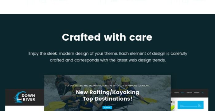 Down River - Rafting & Kayaking WordPress Theme - Features Image 9