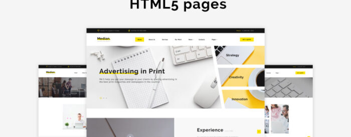 Median - Advertising Agency HTML Website Template - Features Image 5