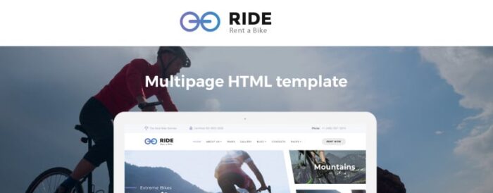 Bike Shop Responsive Website Template - Features Image 1