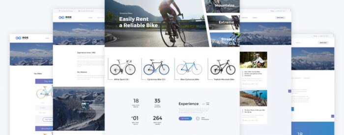 Bike Shop Responsive Website Template - Features Image 6