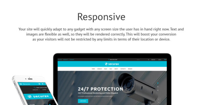 Securax - Security Equipment Store Responsive OpenCart Template - Features Image 2