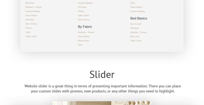 Linen & Lace Responsive Shopify Theme - Features Image 3