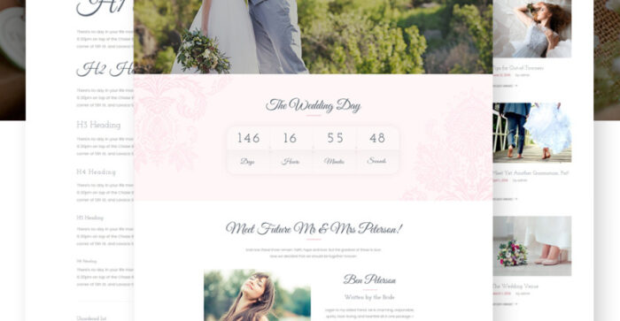 Jen+Ben - One Page Wedding WordPress Theme - Features Image 10