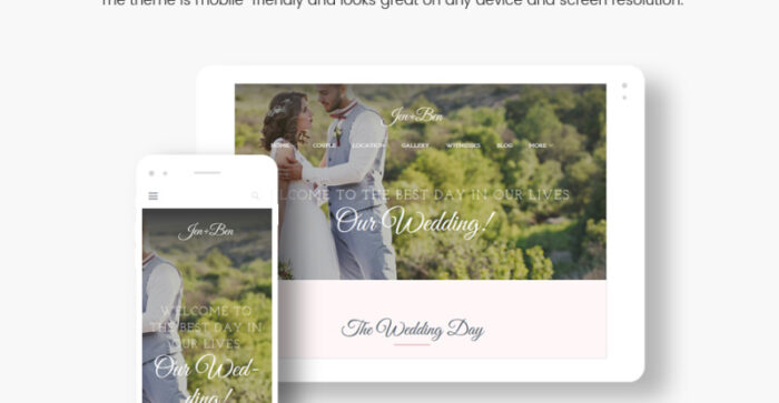 Jen+Ben - One Page Wedding WordPress Theme - Features Image 18