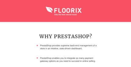 Floorix PrestaShop Theme - Features Image 1