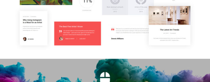 Valerie Ryler - Artist Portfolio Responsive HTML5 Website Template - Features Image 4