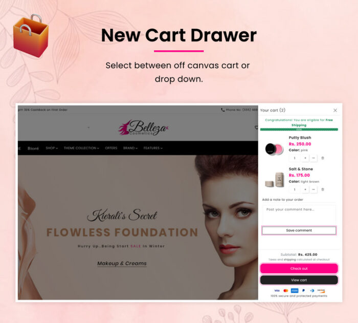 Belleza - Mega Beauty Cosmetics Super Shopify 2.0 Store - Features Image 12