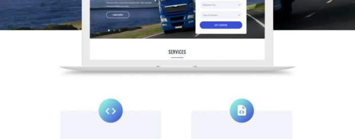 Express - Logistics And Transportation Multipage Website Template - Features Image 2