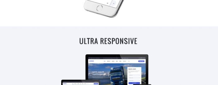 Express - Logistics And Transportation Multipage Website Template - Features Image 9