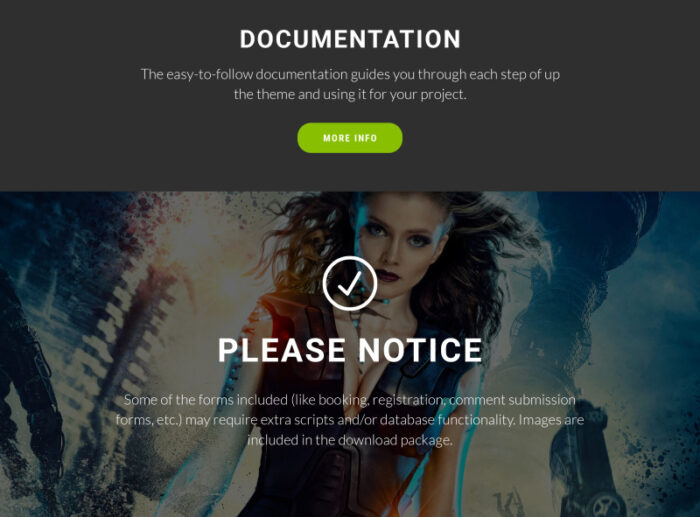 Movies Online - Multipage HTML Website Template - Features Image 14