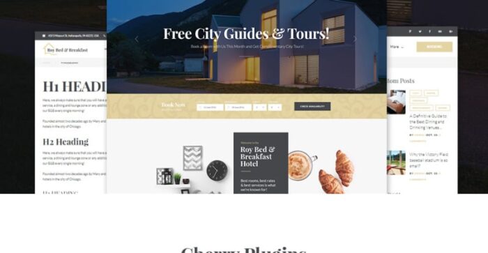 Roy Bed & Breakfast - Small Hotel WordPress Theme - Features Image 2