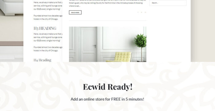 Roy Bed & Breakfast - Small Hotel WordPress Theme - Features Image 12