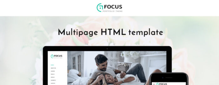 Focus - Photographer Portfolio Website Template - Features Image 1