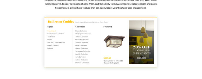 Lighting & Electricity Responsive OpenCart Template - Features Image 3