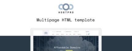 Hostpro - Domain and Hosting HTML Website Template - Features Image 1