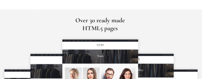 Cute - Fashion Magazine Multipage HTML5 Website Template - Features Image 4