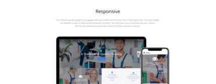 Cleaning Responsive Joomla Template - Features Image 1