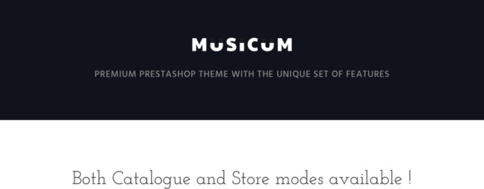 Musicum PrestaShop Theme - Features Image 1