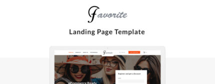 Favorite - Shop Landing Page Template - Features Image 1