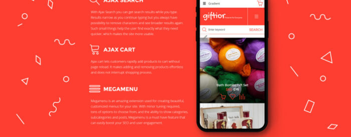 Gifts Store Responsive OpenCart Template - Features Image 4