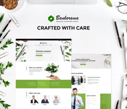 Bankorama - Bank WordPress theme - Features Image 1