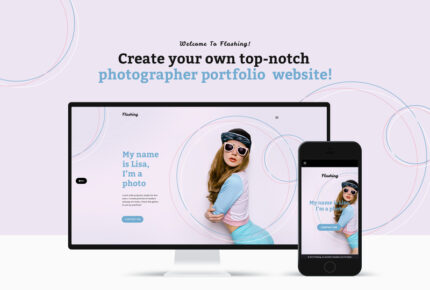 Flashing - Photographer Portfolio WordPress Theme - Features Image 1