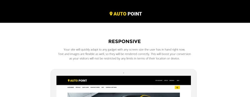 Auto Parts Responsive OpenCart Template - Features Image 1