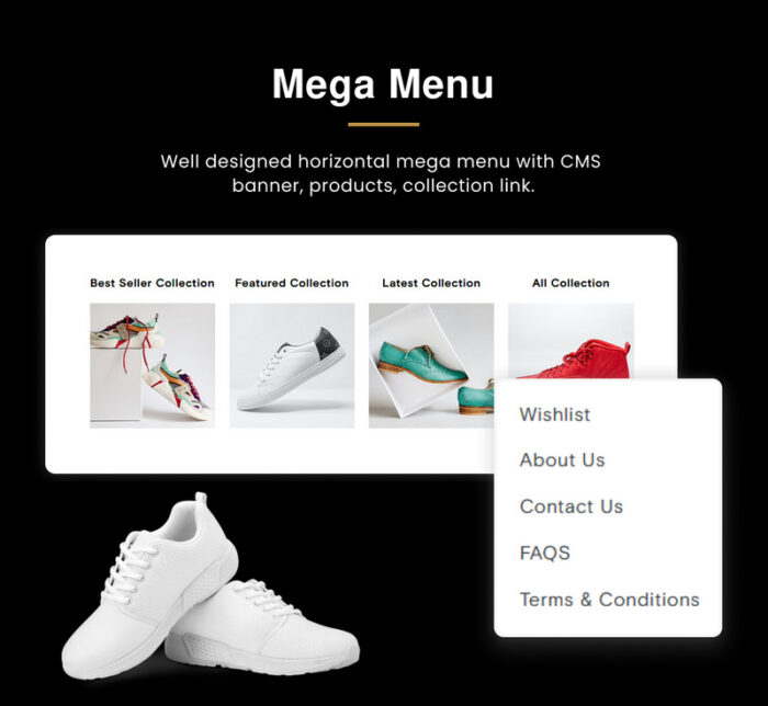 Keni Mega Shoes Responsive Shopify 2.0 Theme - Features Image 7