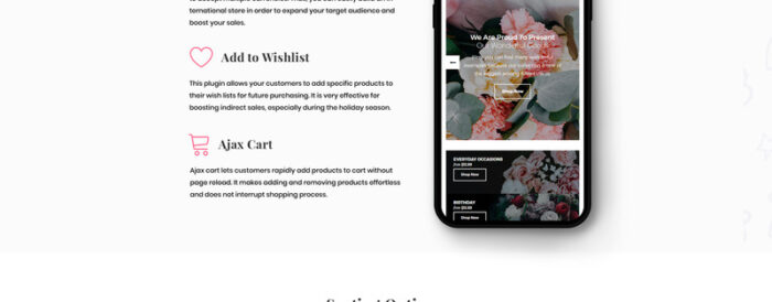 Flower Store Responsive OpenCart Template - Features Image 5