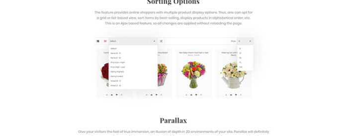 Flower Store Responsive OpenCart Template - Features Image 6