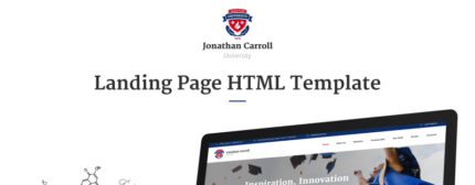 Jonathan Carroll - University HTML Landing Page Template - Features Image 1