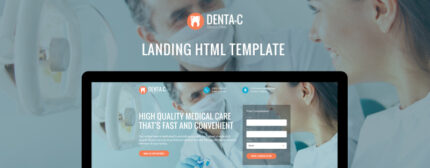 Denta-C Dental Clinic Landing Page Template - Features Image 1