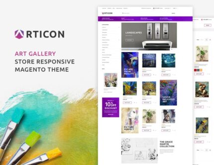 Articon - Art Gallery Store Magento Theme - Features Image 1