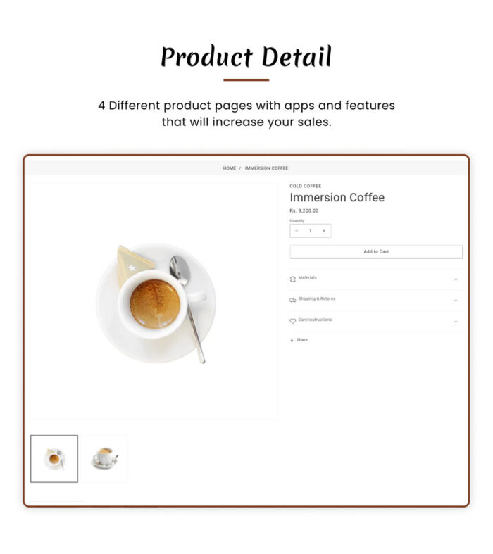 Cafeley VIP Mega Coffee–Tea Nature Shopify 2.0 Theme. - Features Image 9