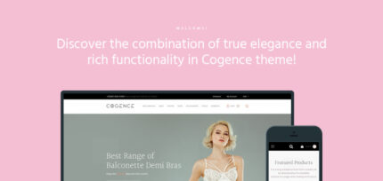 Cogence - Lingerie Shop WooCommerce Theme - Features Image 1