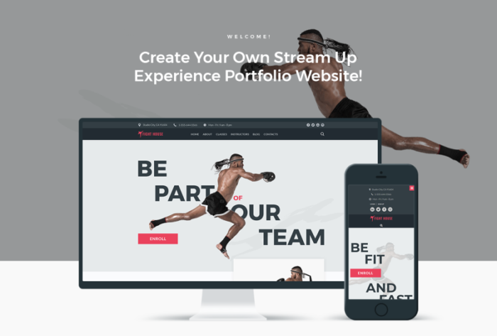 Fight House - Brutal Martial Arts Club WordPress Theme - Features Image 1