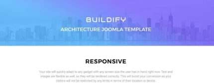 Buildify - Elegant Architecture & Design Agensy Joomla Template - Features Image 1