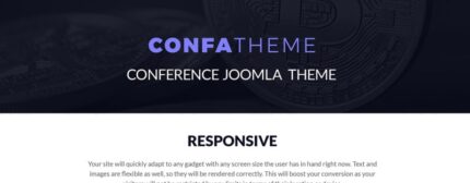 ConfaTheme - Stylish Conference Joomla Template - Features Image 1