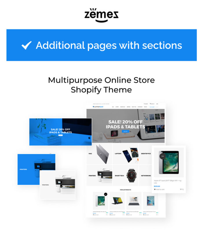 Laptopshop eCommerce Shopify Theme - Features Image 1