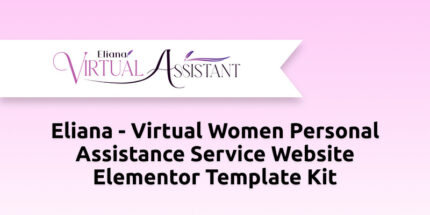 Eliana Women Virtual Assistance WordPress Elementor Template Kit - Features Image 1