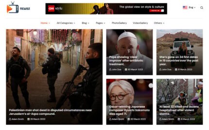 NewsZ - Newspaper, Blog, Journal, PhotoGallery, VideoGallery, and Magazine HTML Website Template - Features Image 1