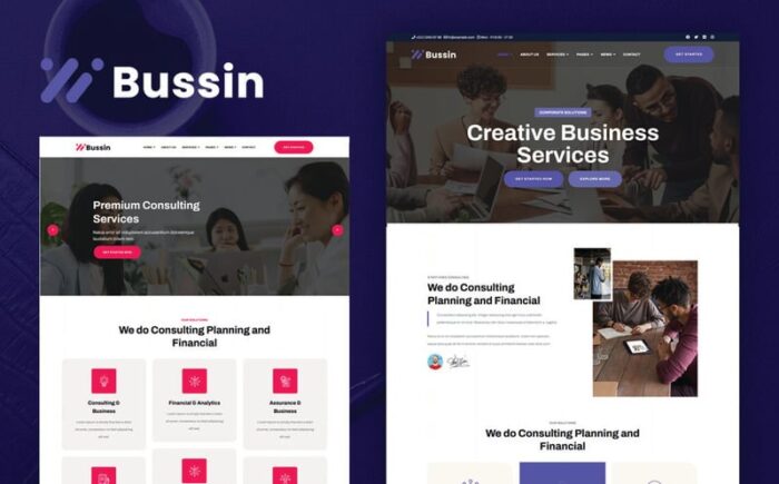 Bussin - Business Consulting Multi-Purpose Joomla 5 Template - Features Image 1