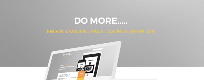 eBook Landing Page Joomla Template - Features Image 1