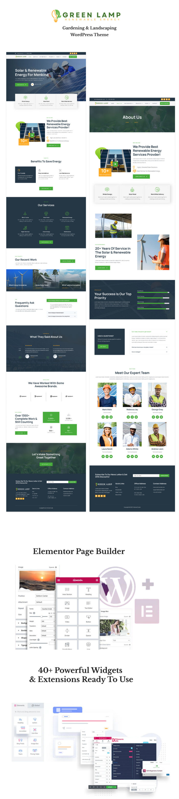 GreenLamp - Solar & Renewable Energy WordPress Theme - Features Image 1