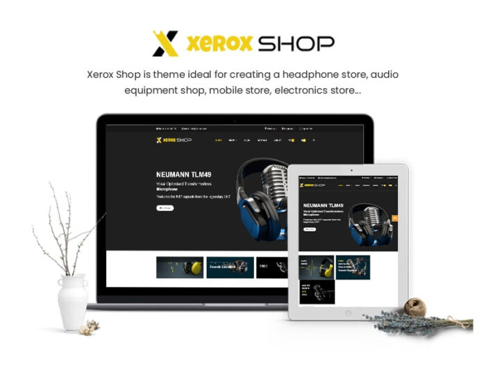 Xerox Shop -  Audio Store Theme WooCommerce Theme - Features Image 1