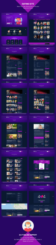 DueLove - Dating And community Social Network Template - Features Image 1