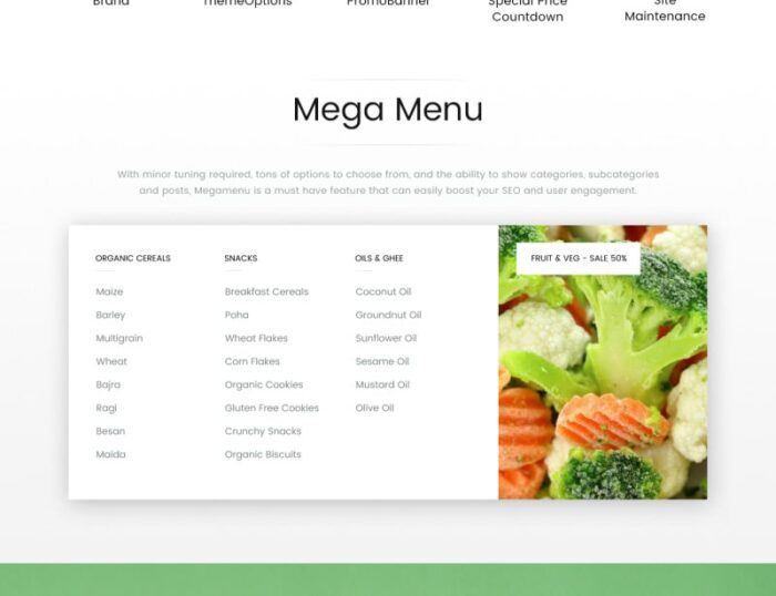 Garrient Organic Food Magento Theme - Features Image 3