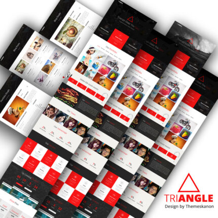 Triangle Single Page HTML Template - Features Image 1