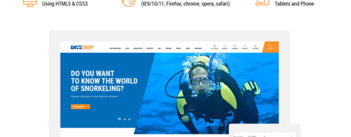 DiveDeep - Snorkeling Equipment PrestaShop Theme - Features Image 12