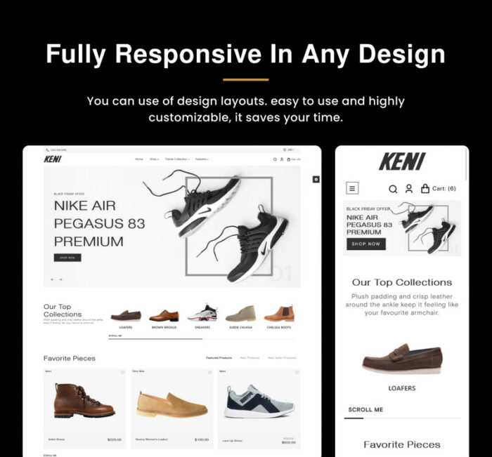 Keni Mega Shoes Responsive Shopify 2.0 Theme - Features Image 5